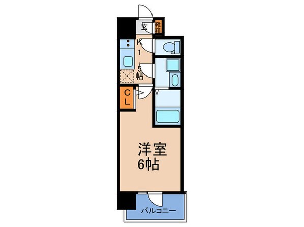 ｴｽﾘｰﾄﾞ弁天町ｸﾞﾗﾝﾂ(905)の物件間取画像